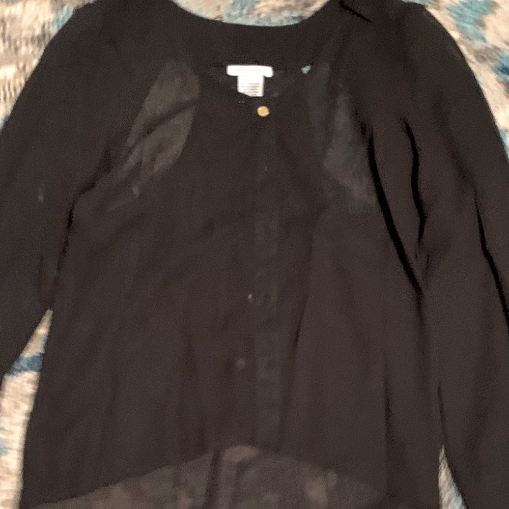 Womens black dizzy Lizzy blouse